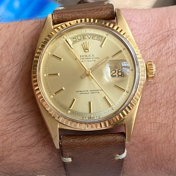 Rolex Day Date Ref 1803 Champagne Spanish Dial 70s - Picture 7 of 7